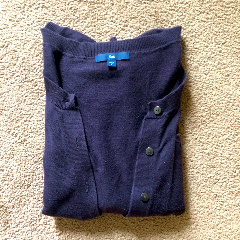 GAP Purple Cardigan